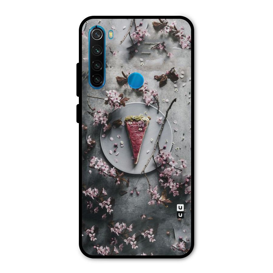 Pastry Florals Metal Back Case for Redmi Note 8