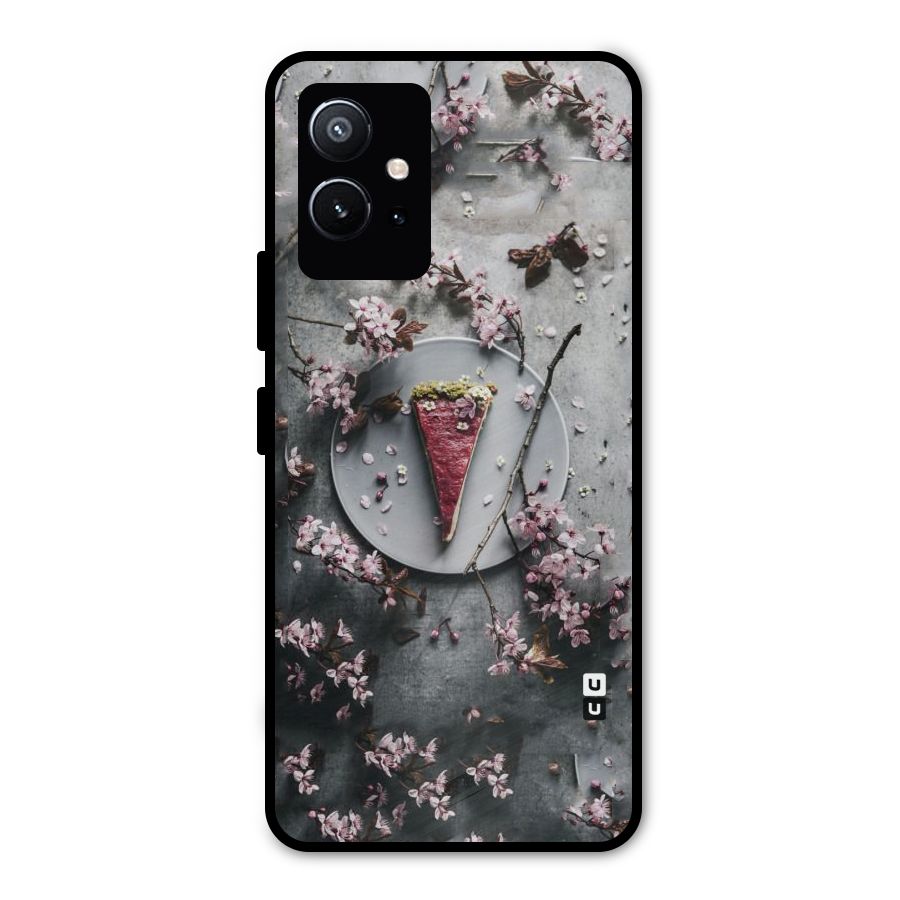 Pastry Florals Metal Back Case for Vivo T1 5G
