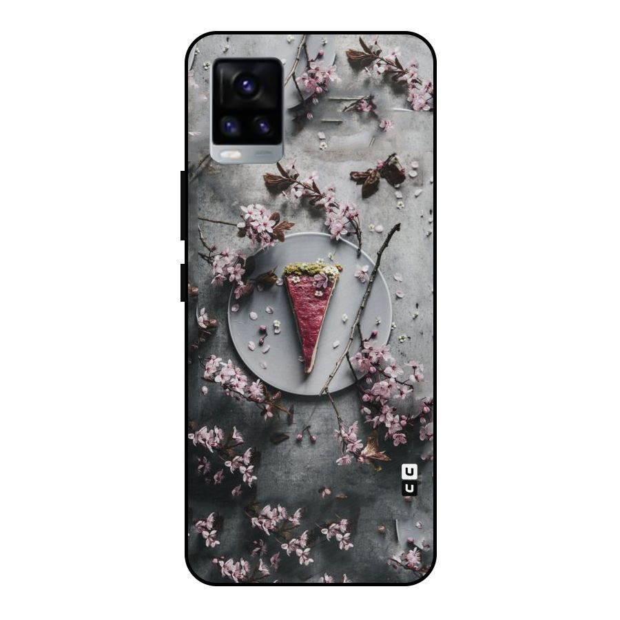 Pastry Florals Metal Back Case for Vivo V20 2021
