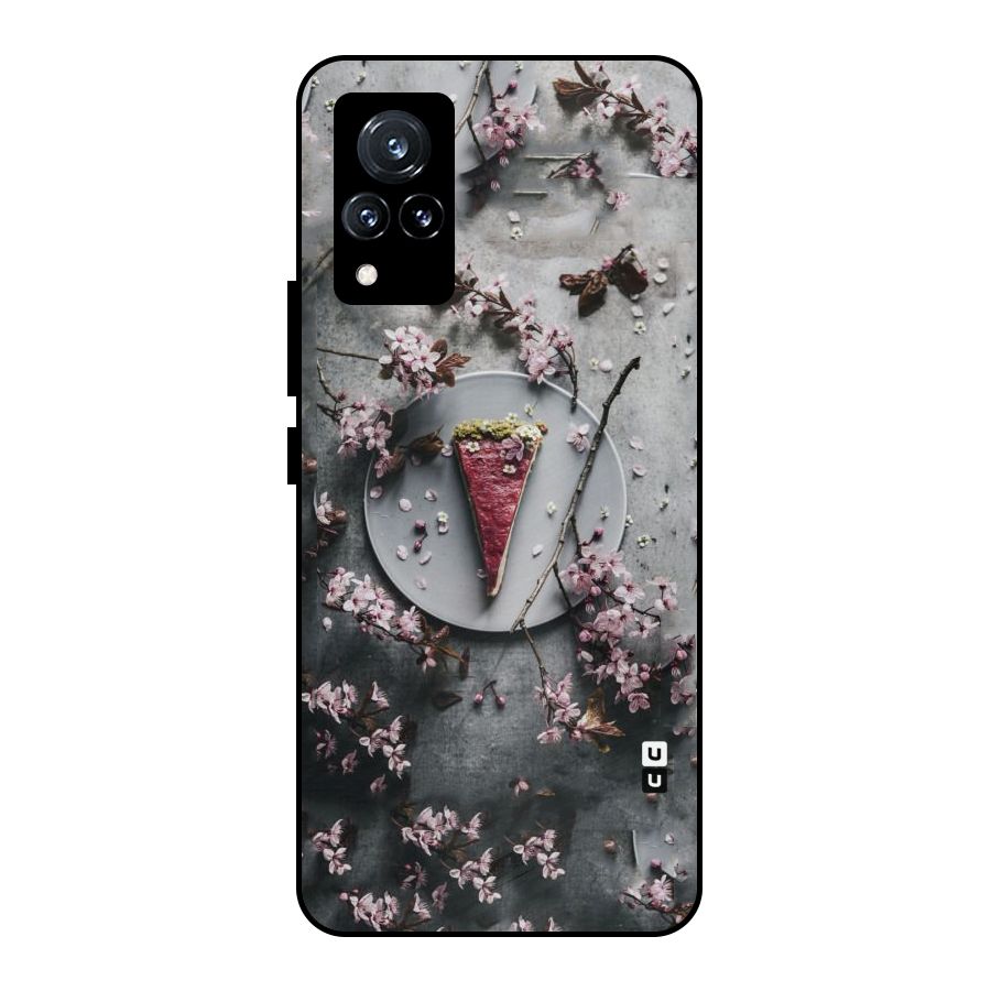 Pastry Florals Metal Back Case for Vivo V21 5G