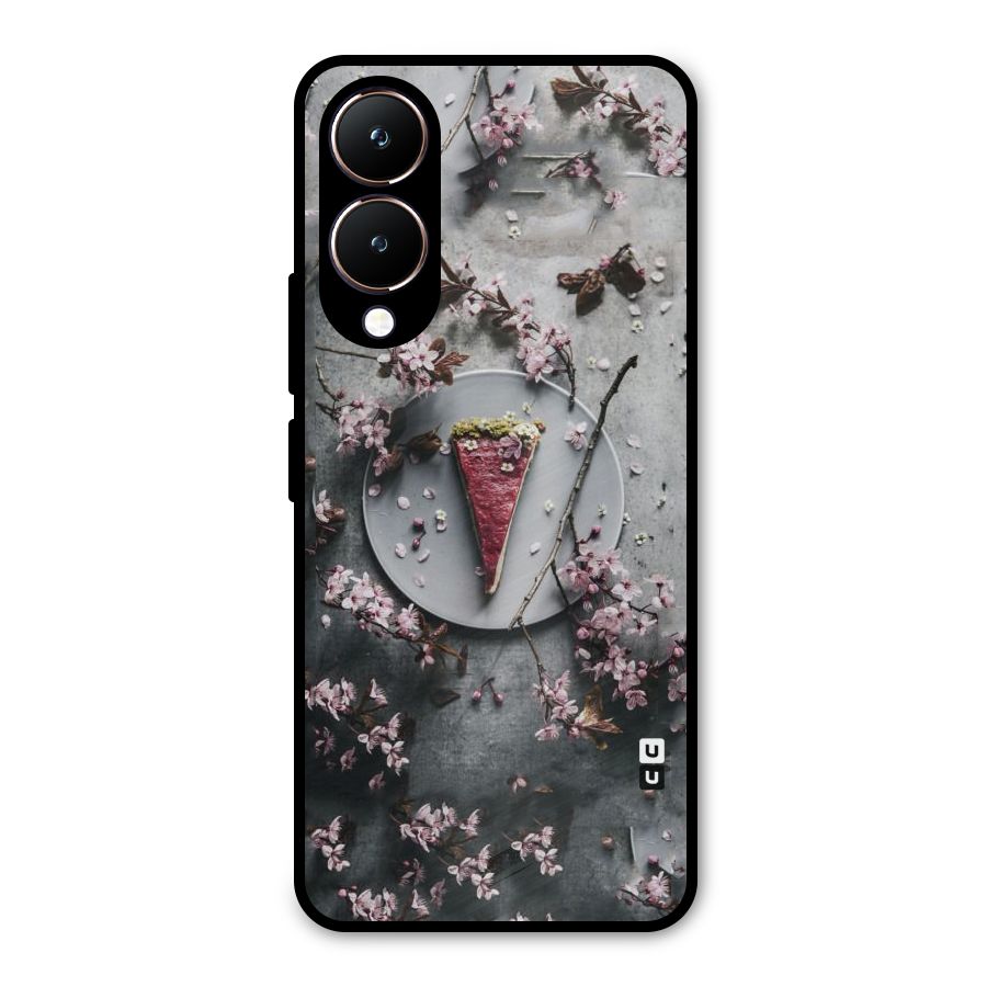 Pastry Florals Metal Back Case for Vivo Y28