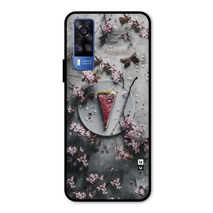 Pastry Florals Metal Back Case for Vivo Y31
