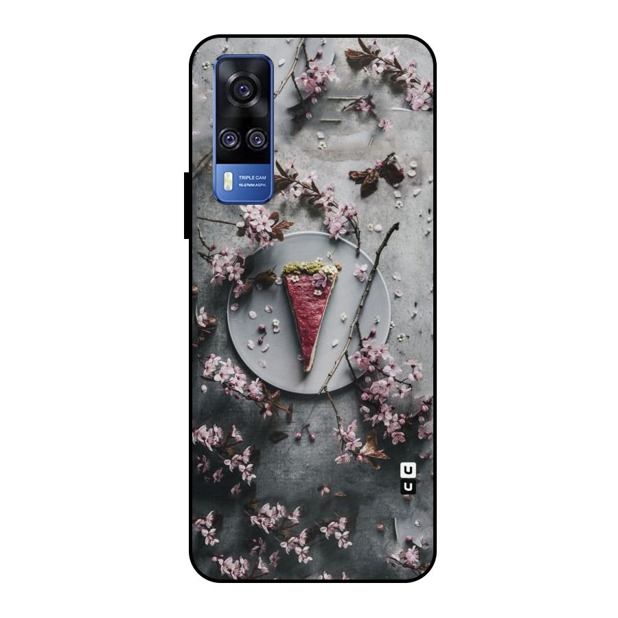 Pastry Florals Metal Back Case for Vivo Y51