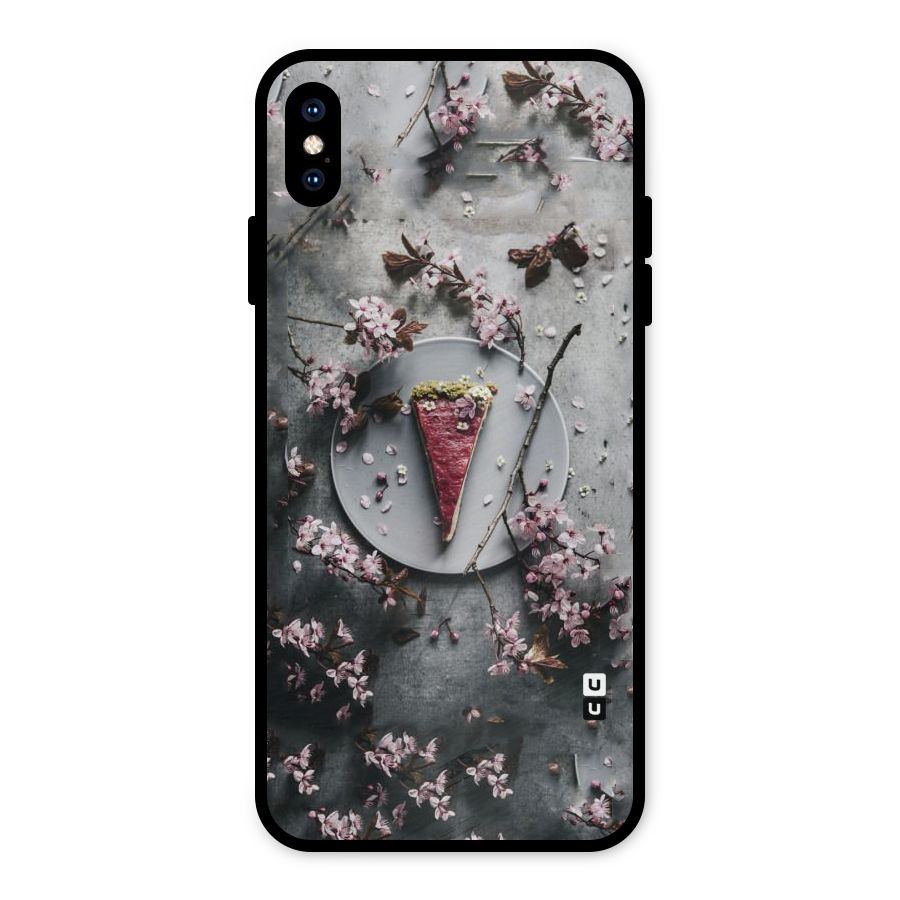 Pastry Florals Metal Back Case for iPhone XS Max