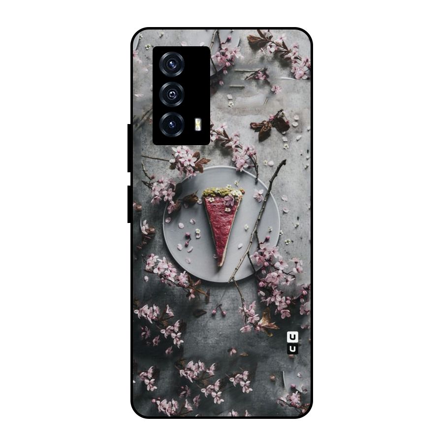 Pastry Florals Metal Back Case for iQOO Z5