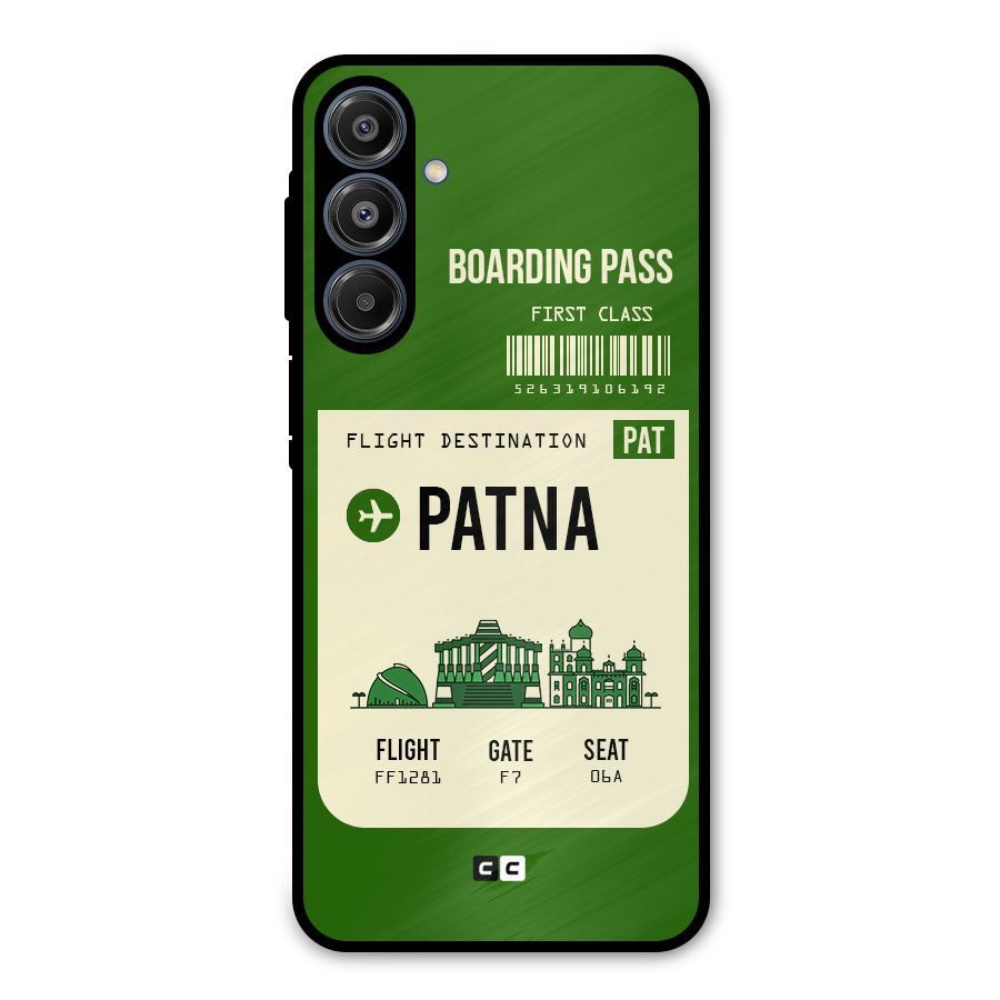 Patna Boarding Pass Metal Back Case for Galaxy A16 5G
