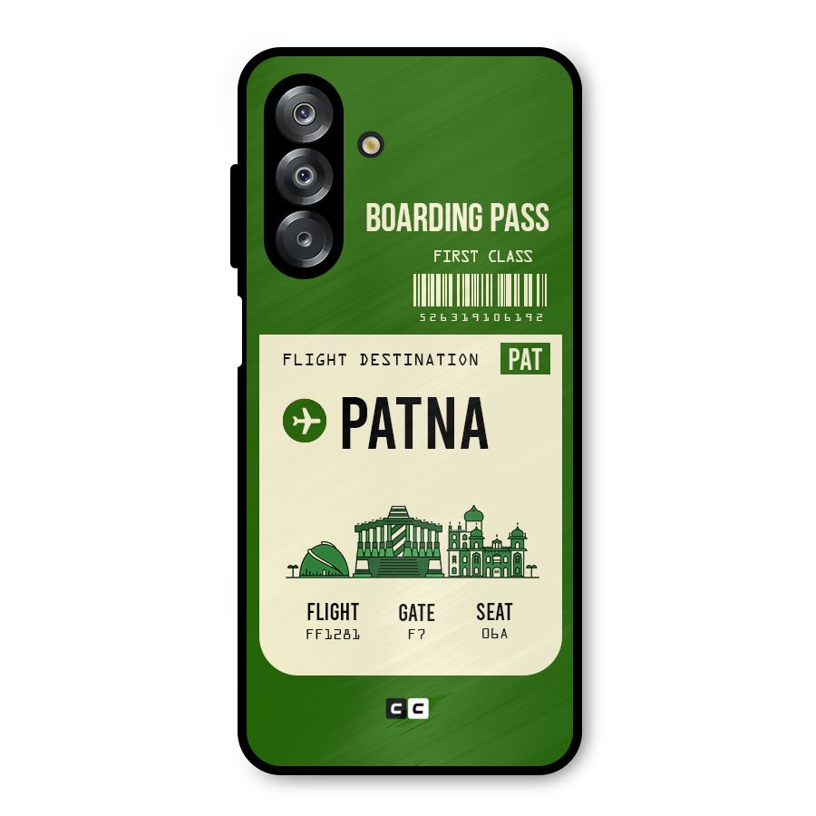 Patna Boarding Pass Metal Back Case for Galaxy A26