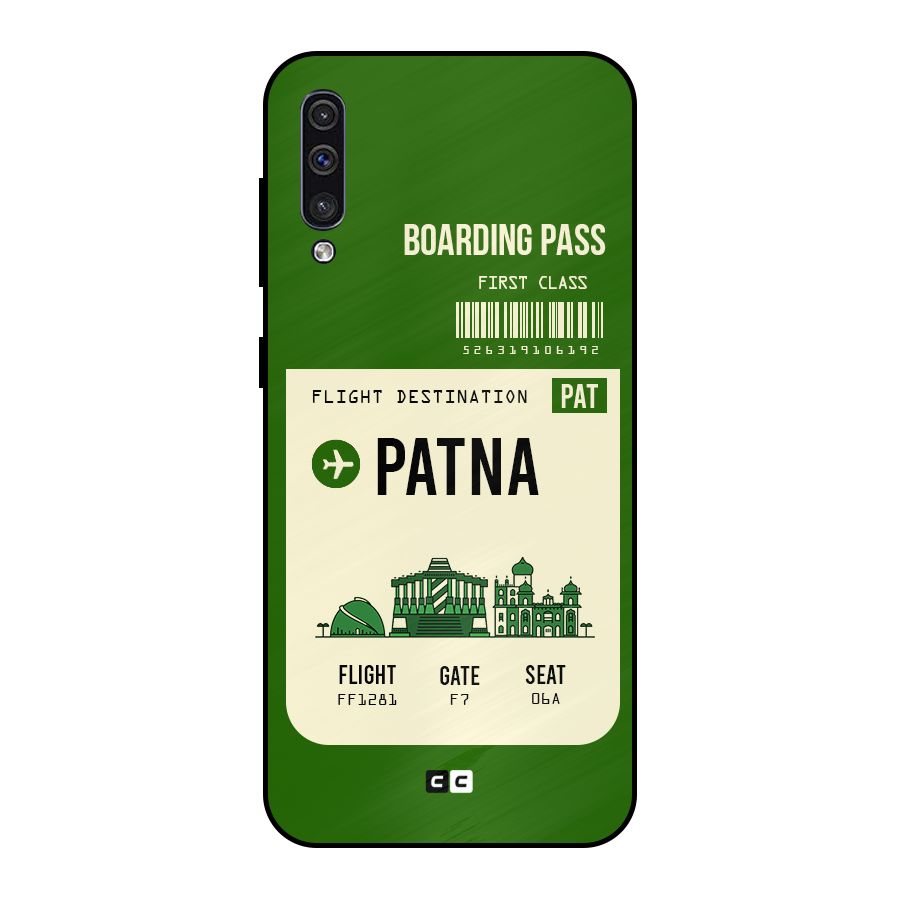 Patna Boarding Pass Metal Back Case for Galaxy A30s