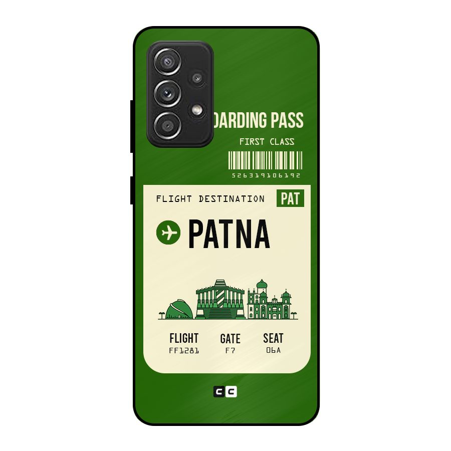 Patna Boarding Pass Metal Back Case for Galaxy A52