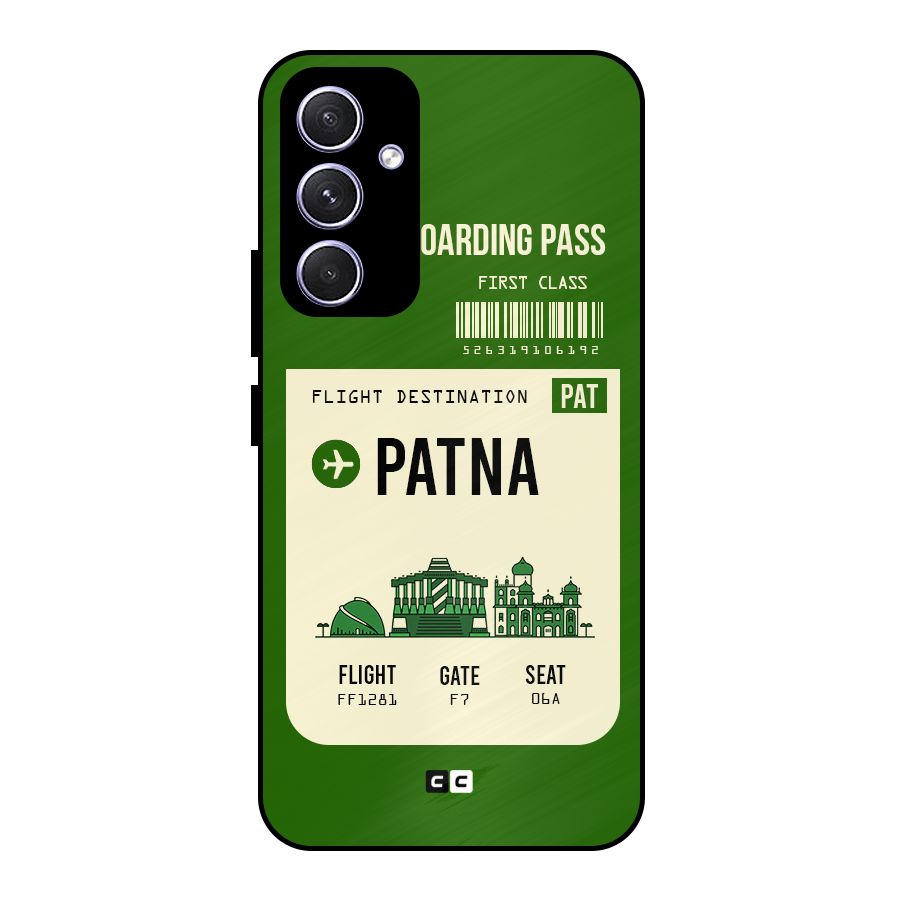 Patna Boarding Pass Metal Back Case for Galaxy A54