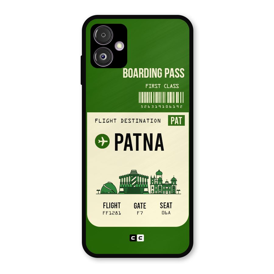 Patna Boarding Pass Metal Back Case for Galaxy F14