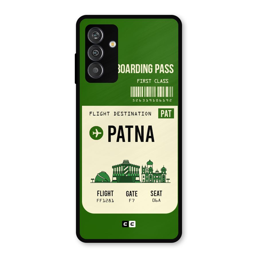 Patna Boarding Pass Metal Back Case for Galaxy M13