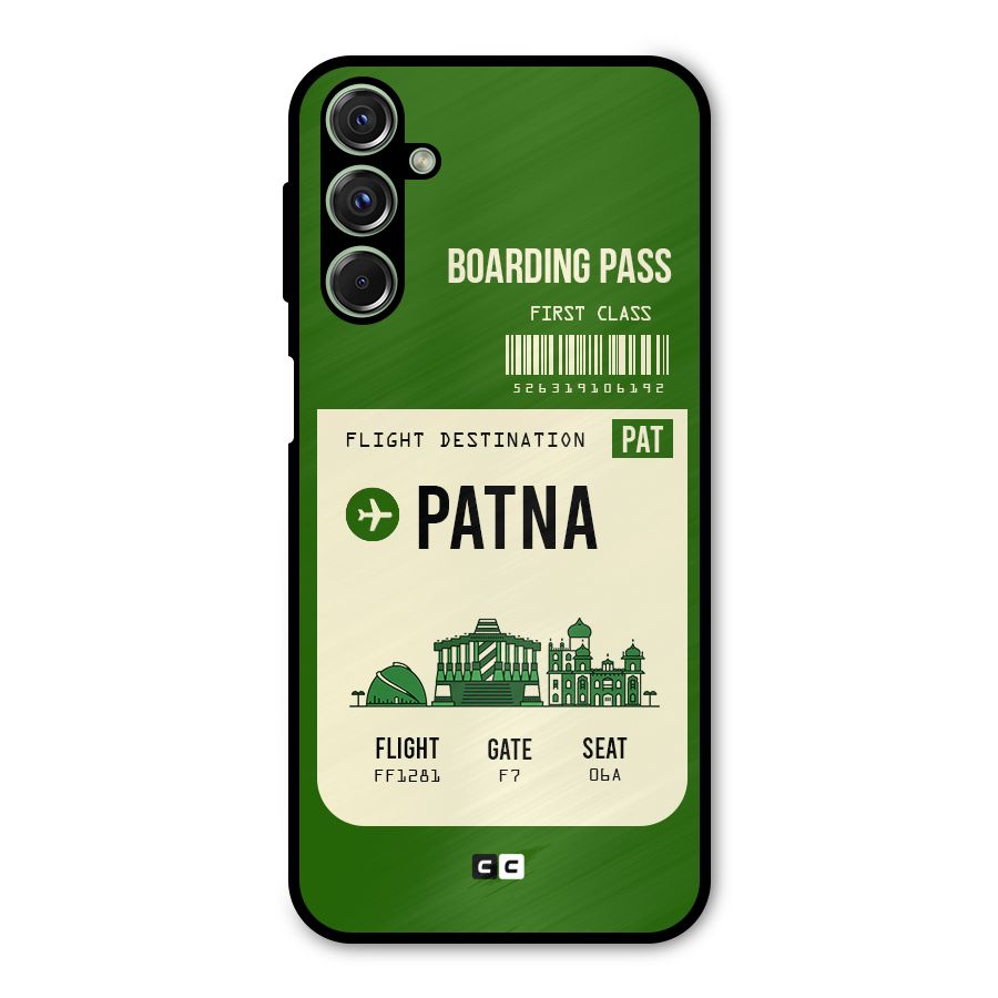Patna Boarding Pass Metal Back Case for Galaxy M34