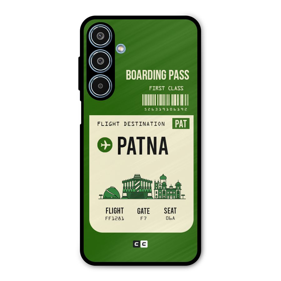 Patna Boarding Pass Metal Back Case for Galaxy M35
