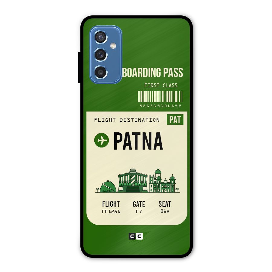 Patna Boarding Pass Metal Back Case for Galaxy M52 5G