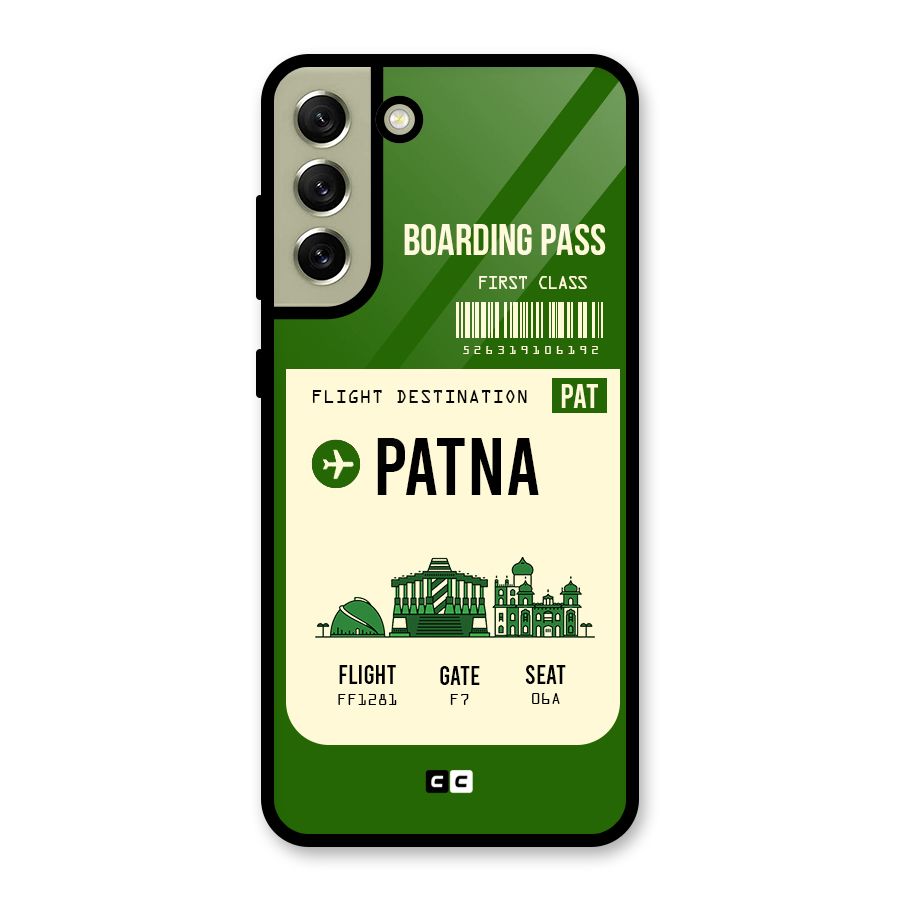 Patna Boarding Pass Metal Back Case for Galaxy S21 FE 5G (2023)