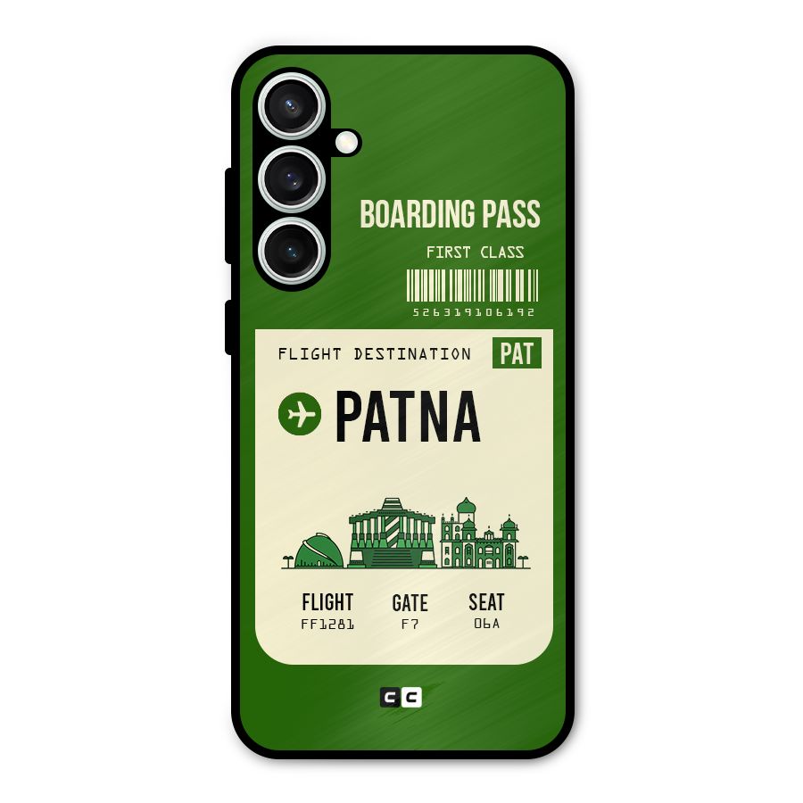 Patna Boarding Pass Metal Back Case for Galaxy S23 FE