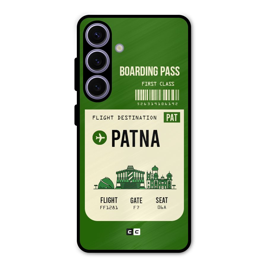 Patna Boarding Pass Metal Back Case for Galaxy S24