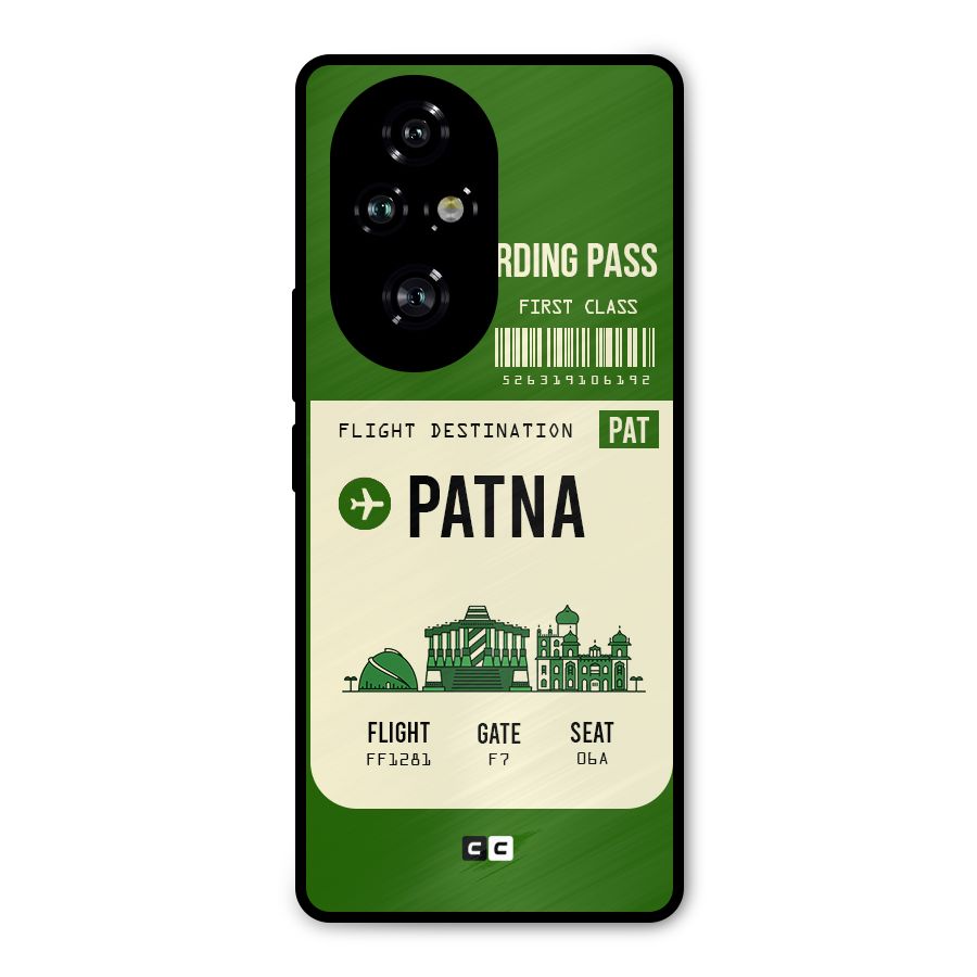 Patna Boarding Pass Metal Back Case for Honor 200 Pro