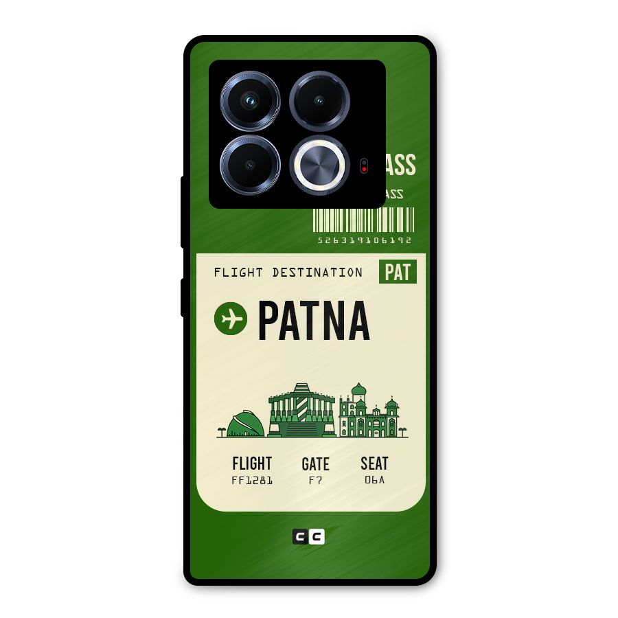 Patna Boarding Pass Metal Back Case for Infinix Note 40 5G