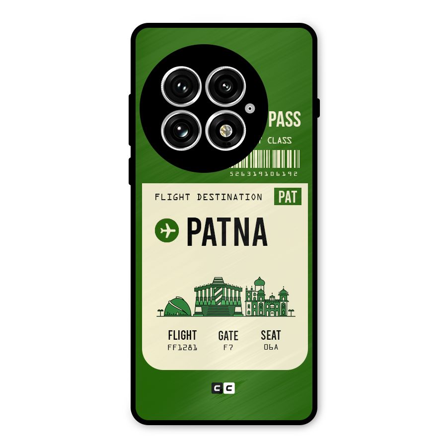 Patna Boarding Pass Metal Back Case for OnePlus 13