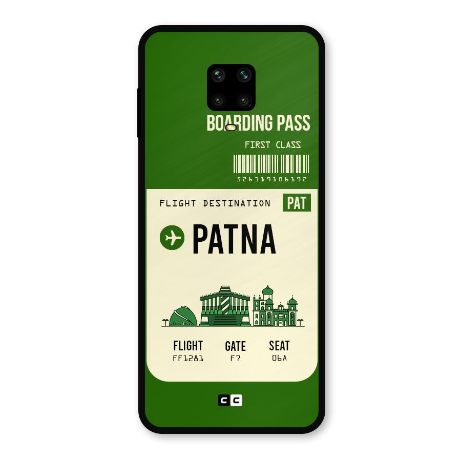 Patna Boarding Pass Metal Back Case for Poco M2 Pro