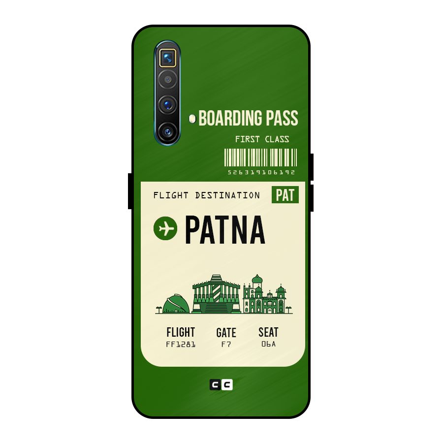 Patna Boarding Pass Metal Back Case for Realme X3 SuperZoom
