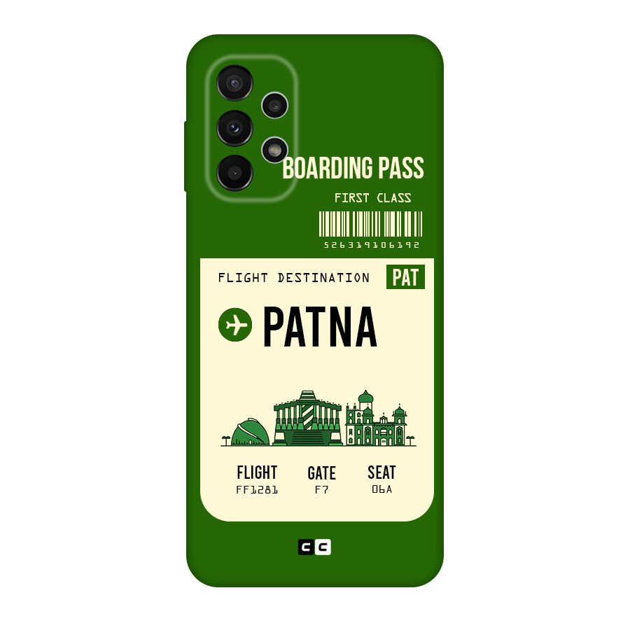 Patna Boarding Pass Original Polycarbonate Back Case for Galaxy A23