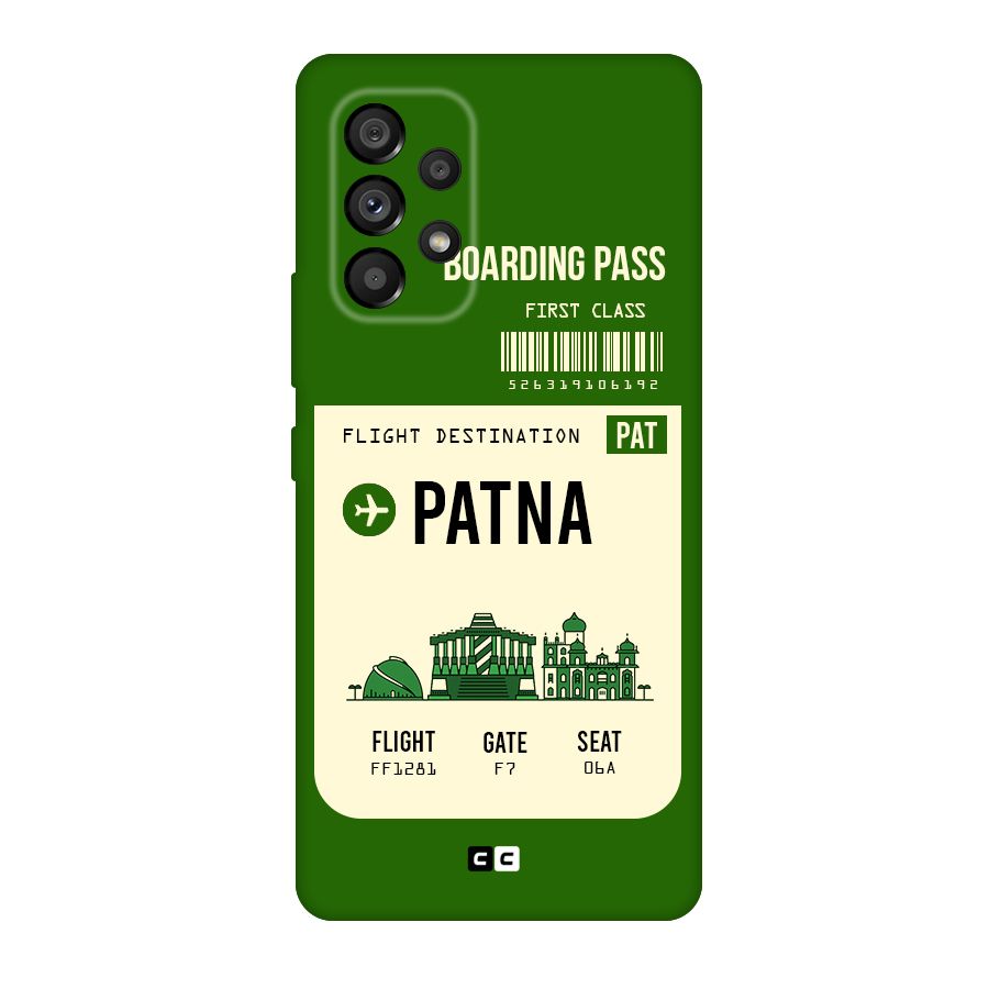 Patna Boarding Pass Original Polycarbonate Back Case for Galaxy A53 5G