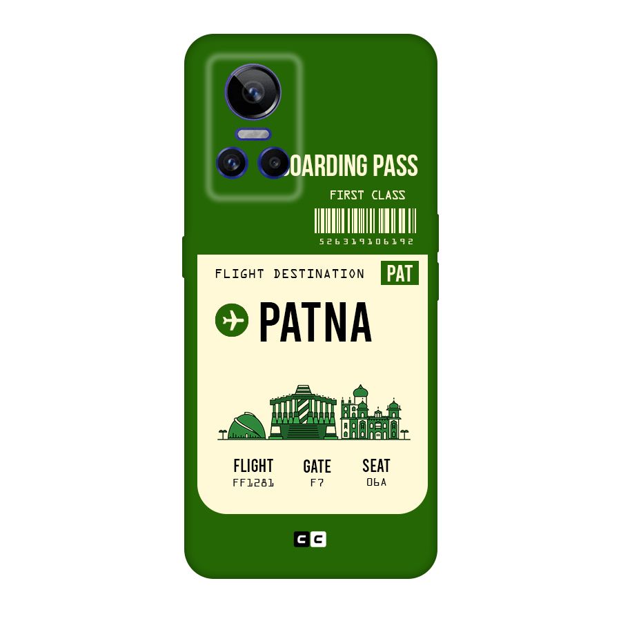 Patna Boarding Pass Original Polycarbonate Back Case for Realme GT Neo 3
