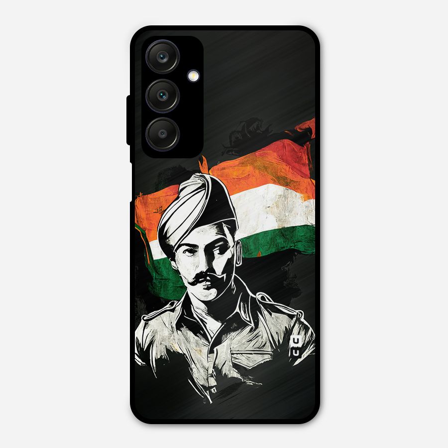 Patriotic Indian Metal Back Case for Galaxy A25 5G