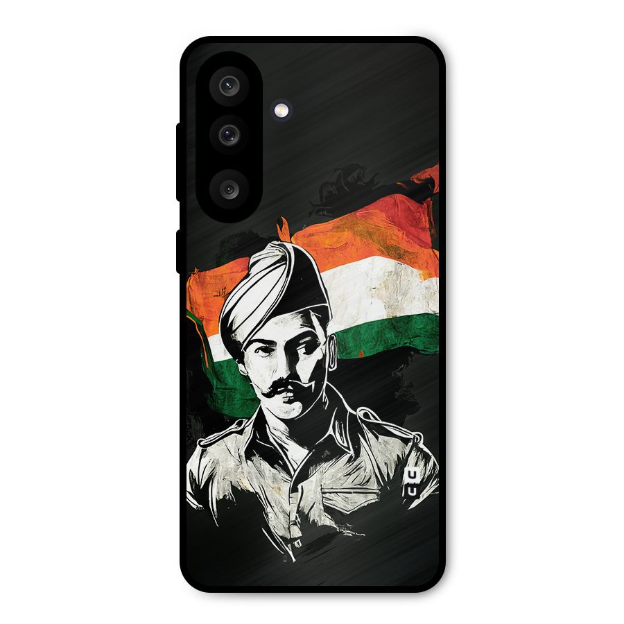 Patriotic Indian Metal Back Case for Galaxy M56