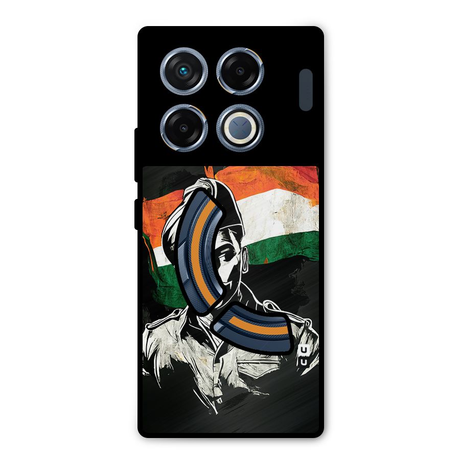 Patriotic Indian Metal Back Case for Infinix GT 20 Pro