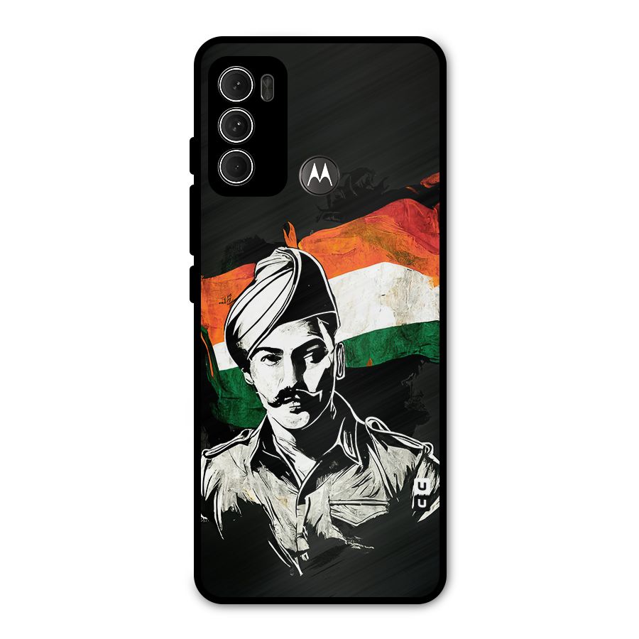 Patriotic Indian Metal Back Case for Moto G60