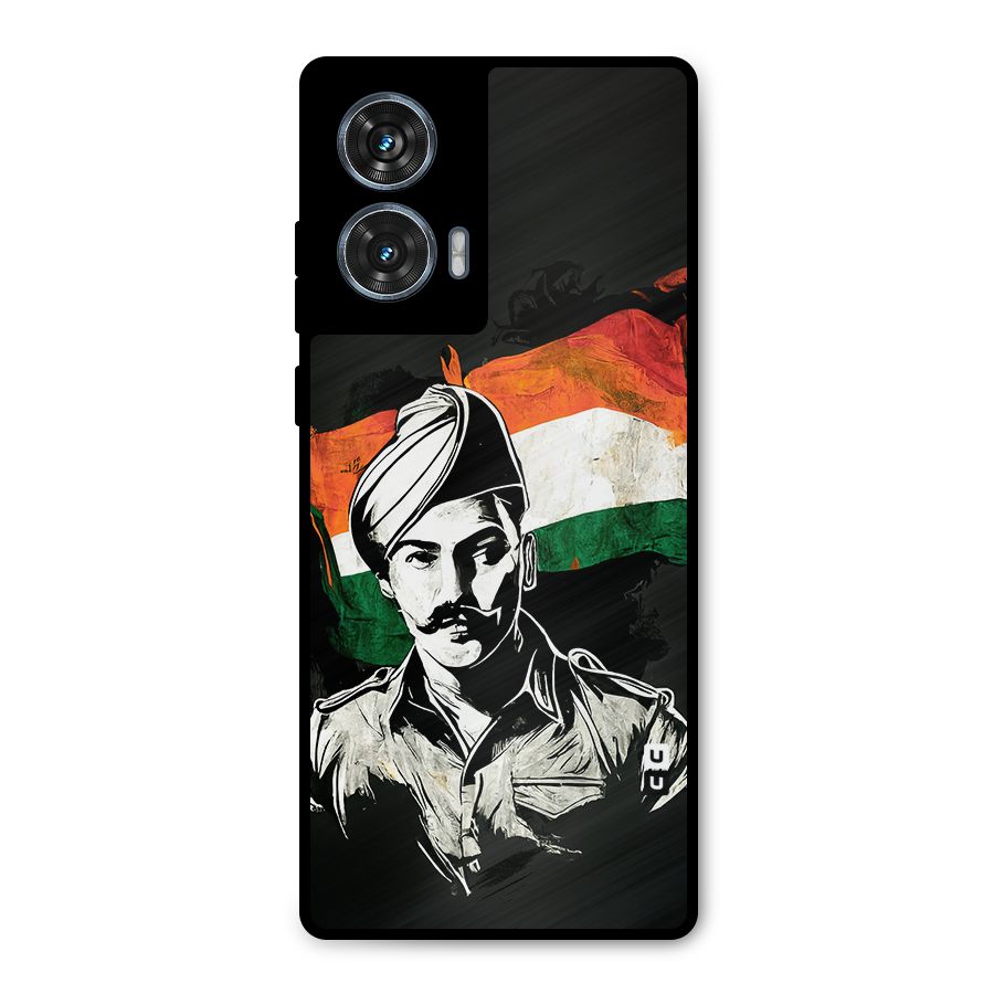 Patriotic Indian Metal Back Case for Motorola G96