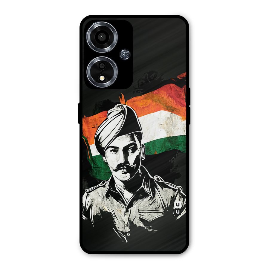 Patriotic Indian Metal Back Case for Oppo A59