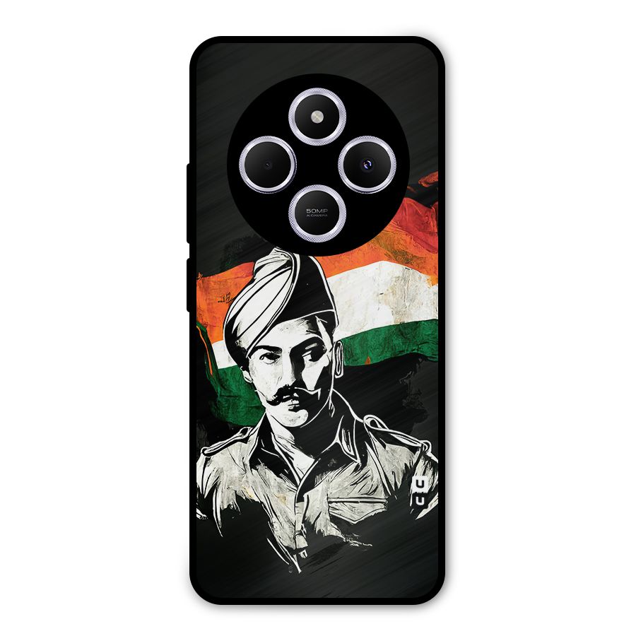 Patriotic Indian Metal Back Case for Poco C75 5G