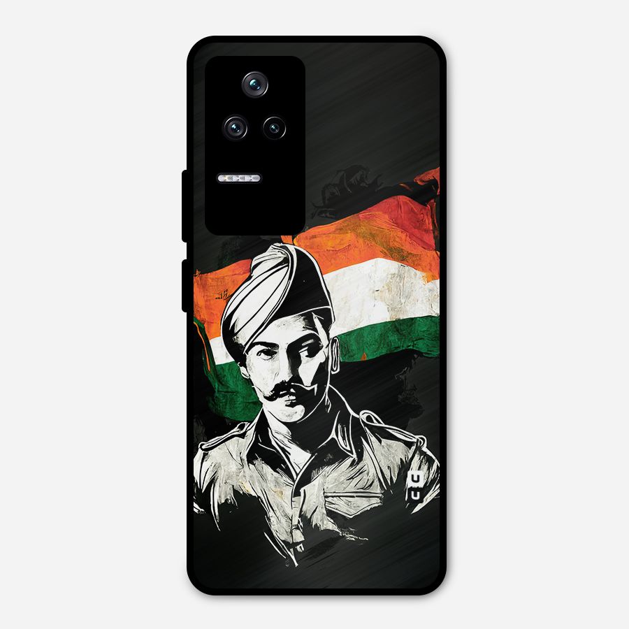 Patriotic Indian Metal Back Case for Poco F4 5G