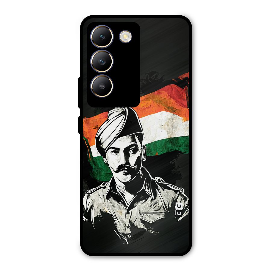 Patriotic Indian Metal Back Case for Vivo T3 5G