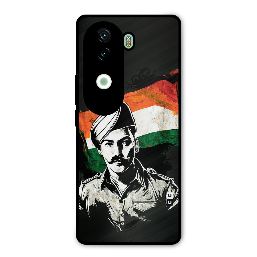 Patriotic Indian Metal Back Case for Vivo V40e