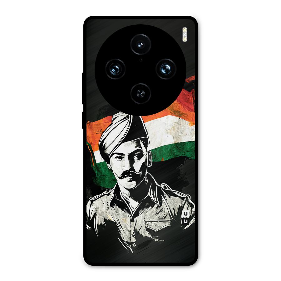 Patriotic Indian Metal Back Case for Vivo X100 Pro