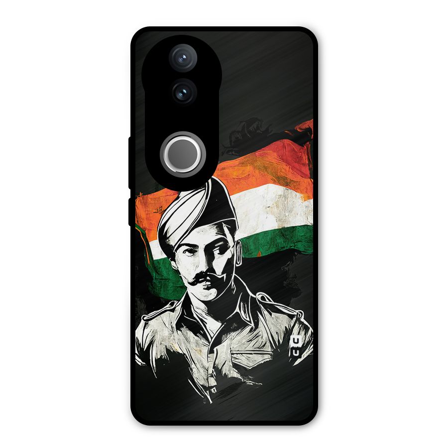 Patriotic Indian Metal Back Case for iQOO Z10R
