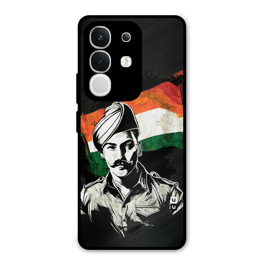 Patriotic Indian Metal Back Case for iQOO Z10x
