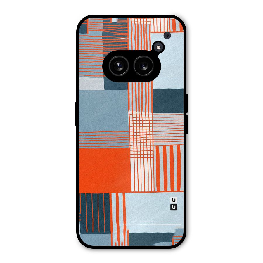 Pattern In Lines Metal Back Case for Nothing Phone 2a Plus