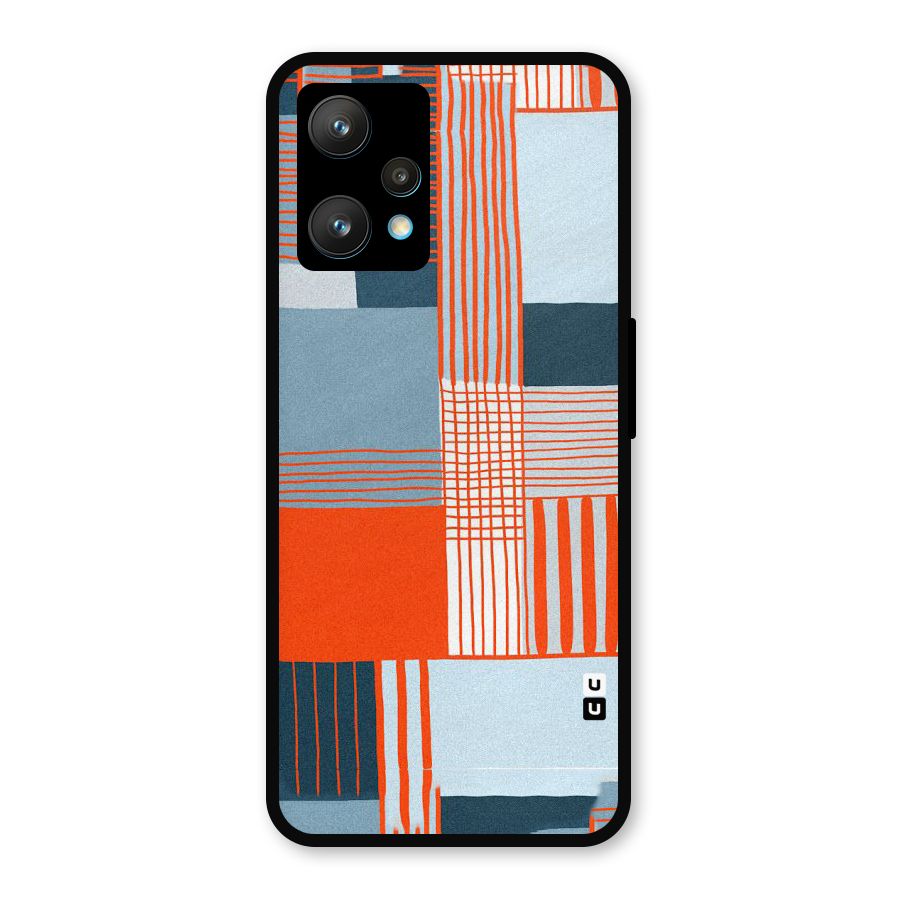 Pattern In Lines Metal Back Case for Realme 9 Pro Plus 5G
