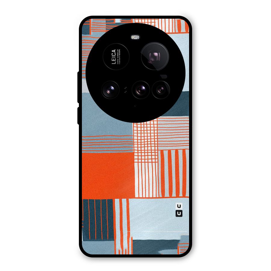 Pattern In Lines Metal Back Case for Xiaomi 15 Ultra