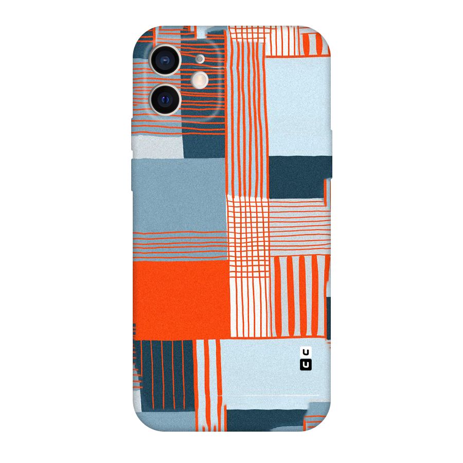 Pattern In Lines Original Polycarbonate Back Case for iPhone 12