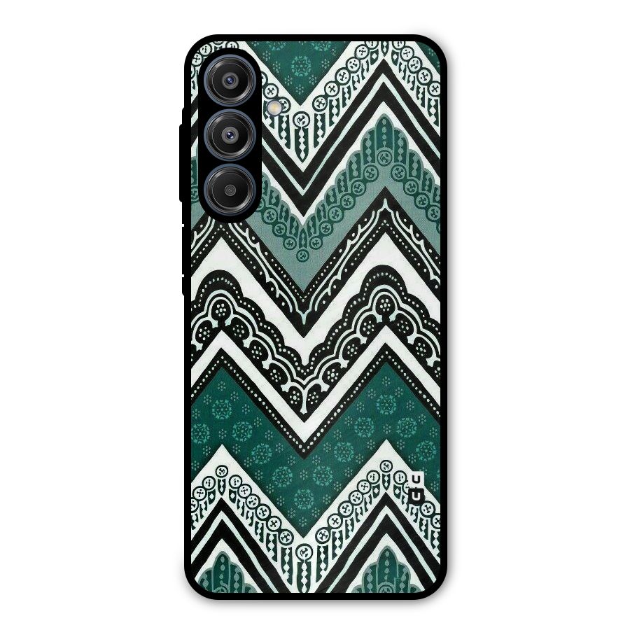 Patterned Chevron Metal Back Case for Galaxy A16 5G