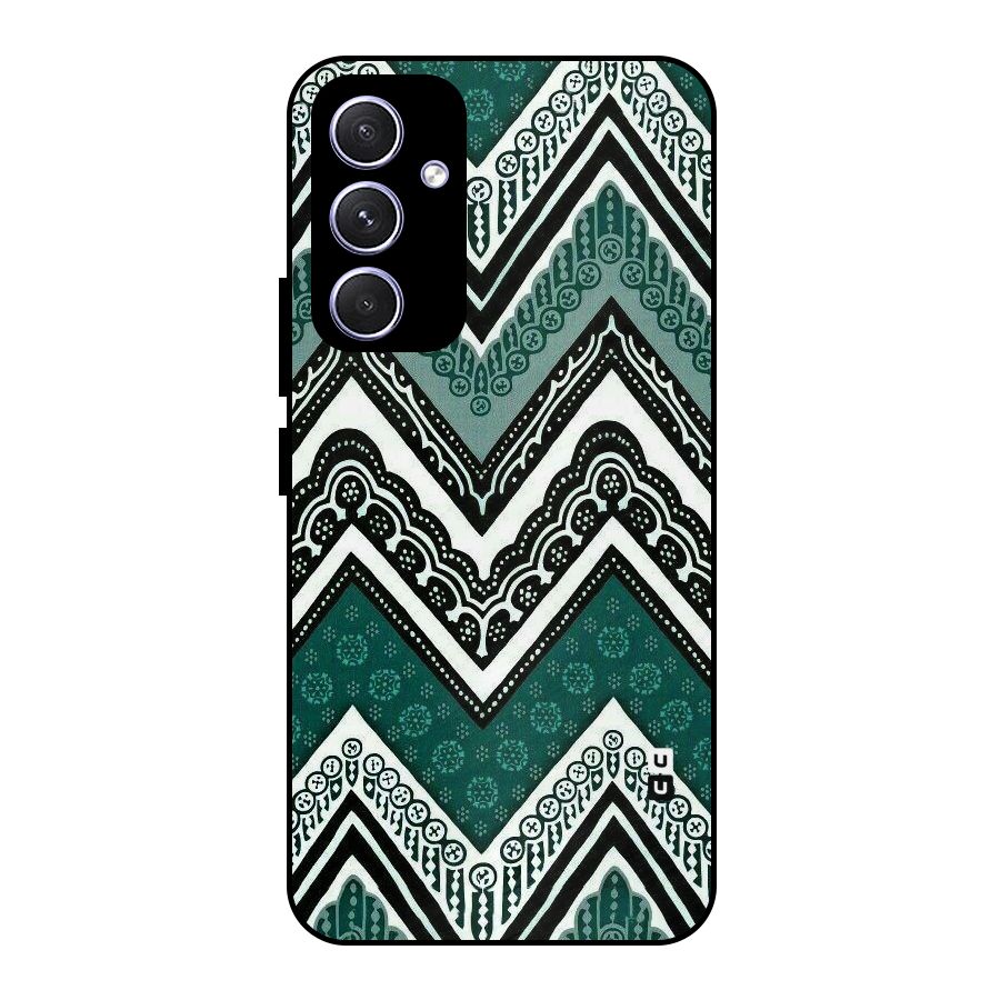 Patterned Chevron Metal Back Case for Galaxy A54