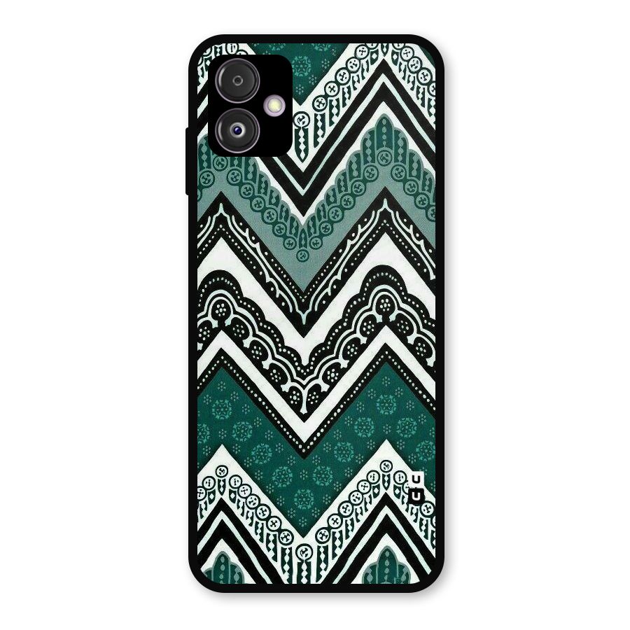 Patterned Chevron Metal Back Case for Galaxy F14